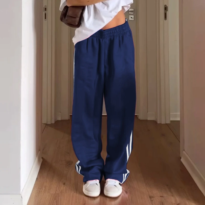 Unisex 3D-Druck Schnelltrocknende Hip-Hop Lange Hosen, Herren Damen Seitenstreifen Streetwear Sporthosen, Lose Athletische Jogginghosen – Detail 7