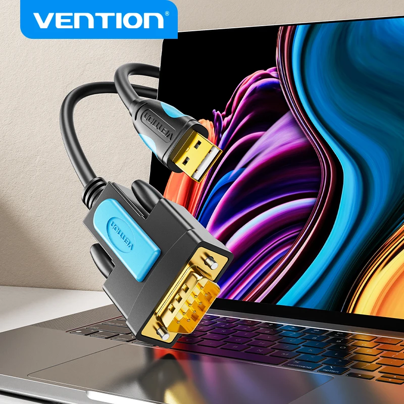 Vention USB do RS232 męski kabel do transmisji danych szeregowych 9-pinowy kabel RS232 USB do przedłużacza elektronicznej wagi RS232 kabla