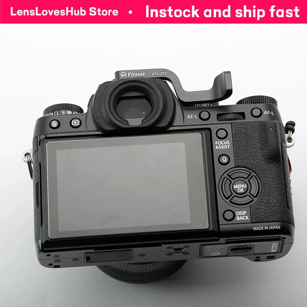 FITTEST Custom Digital Camera Mount Thumb Grip for Leica Q /Sony RX10II RX10III/Nikon Z6 Z7 Hand Grip Hot Shoe Hotshoe