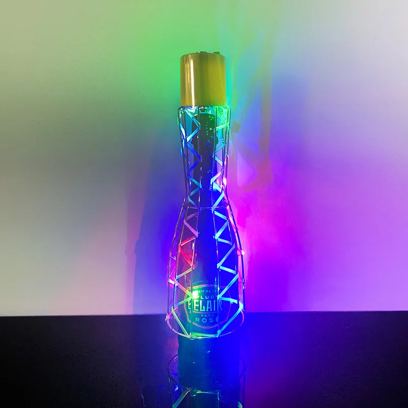

Bar colorful explosion sparkling champagne cover champagne hat luminous wine cover bar KTV wine supplies props