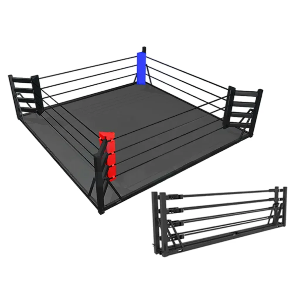 

Reap Sport 4m/5m/6m Customized Size Color Foldable Boxing Ring Collapsible Training Ground Elevated Portable Floor Boxing Ring