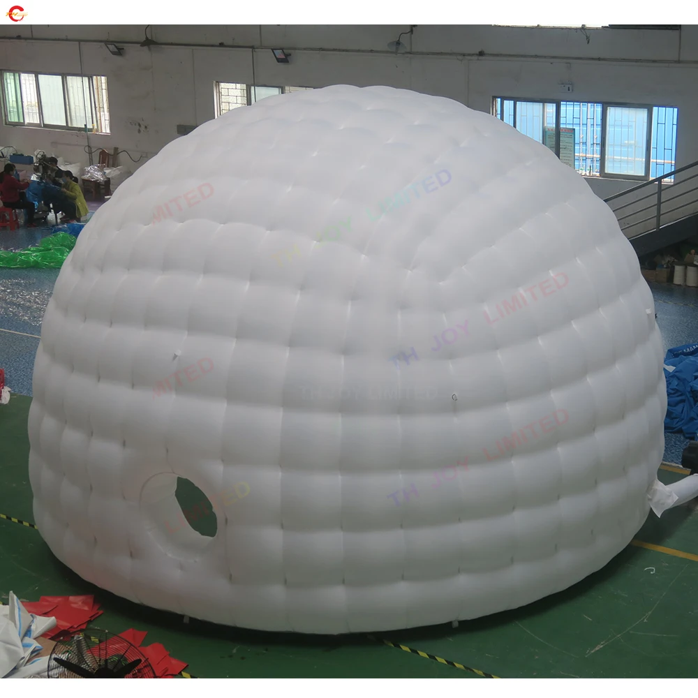 4M/5M/6M Dia สีขาวเต็นท์โดมพอง Windows Air Inflatable Stage เต็นท์คอนเสิร์ตเต็นท์สําหรับขาย