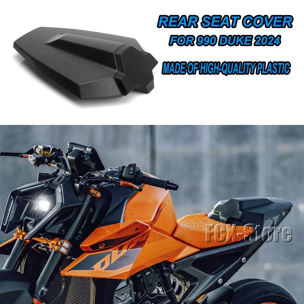 Motorcycle New Carbon Fiber Black Rear Hump Athletic Single Tail Cap Rear Seat For 990Duke 990 Duke 990DUKE 990 DUKE 2024