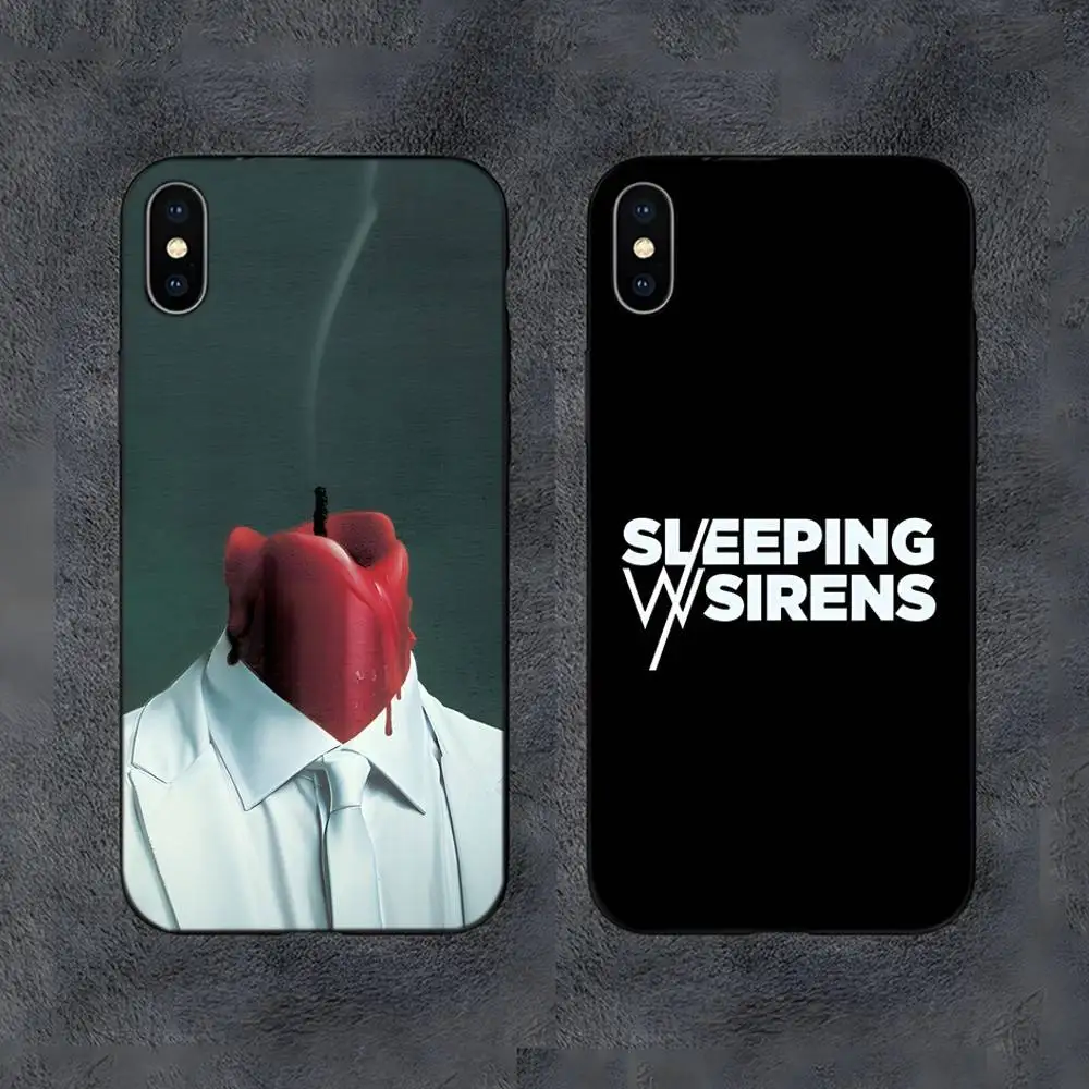

S-Sleeping With S-Sirens Band Phone Case For Samsung S25,S24,S22,S23,S30,Ultra,S20,S30,Plus,S21 Fe,10,9,5G Silicone Cover