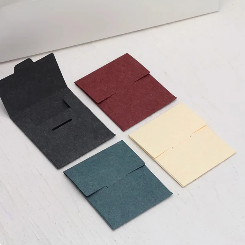 20Pcs Mini Socket Photo Envelope Clothing Button Paper Bag Small Envelope for Small Accessories ID Photo Packaging Envelope