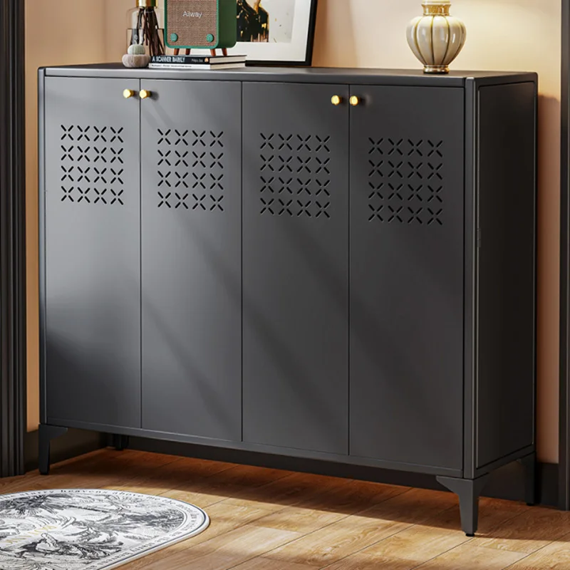 

Black Design Shoe Cabinet Aesthetic Entrance Hall Hallway Shelves Space Saving Cute Shoe Shelf Salon Sapateira Salon Furniture