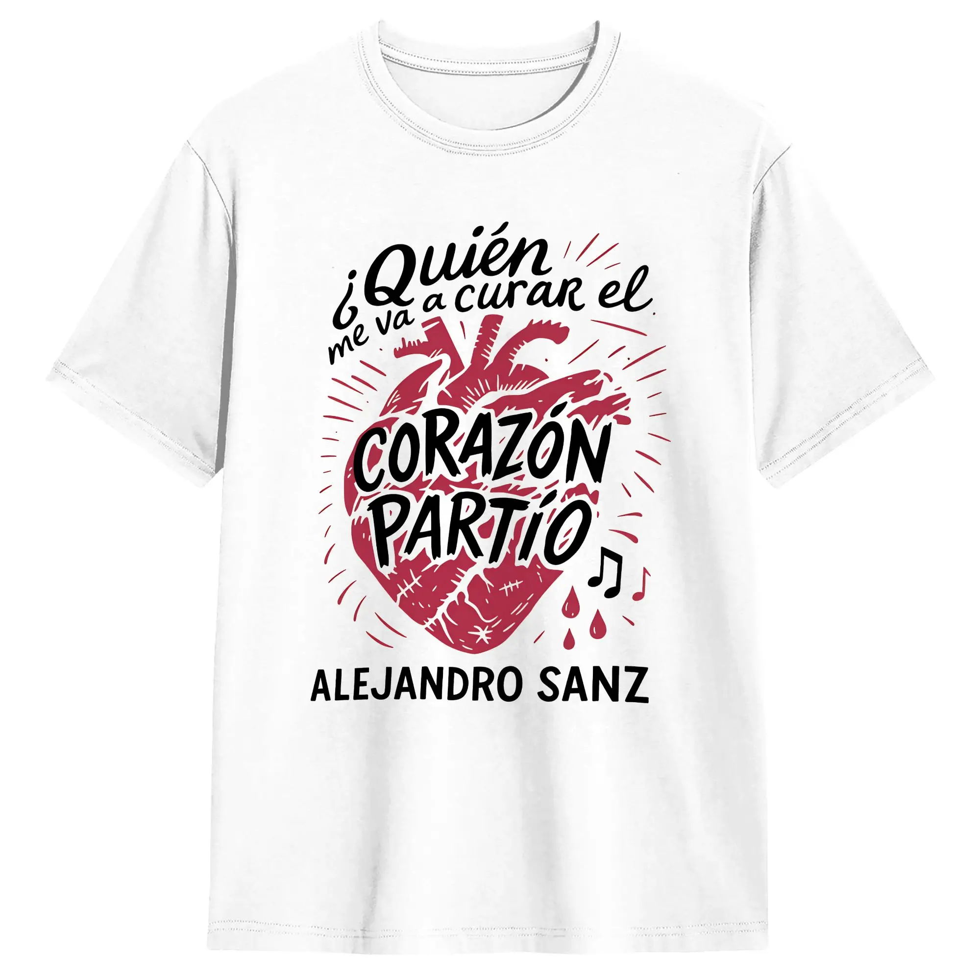 Alejandro Sanzs T Shirt Beach Spanish 2026 Tour Cotton T-Shirts For Couple Harajuku Casual Short-Sleeve Y2K Retro Clothing