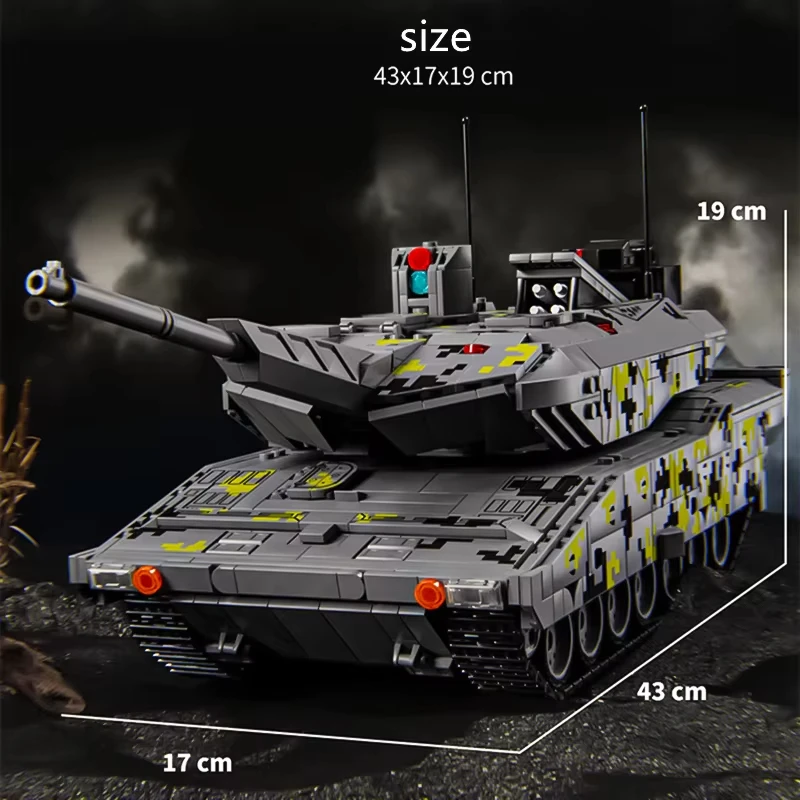 Moc 4th gen tanques de batalha principal alemanha pantera kf 51 amata T-14 blocos de construção kit eua abrasx modelos tijolos quebra-cabeça brinquedo crianças presente