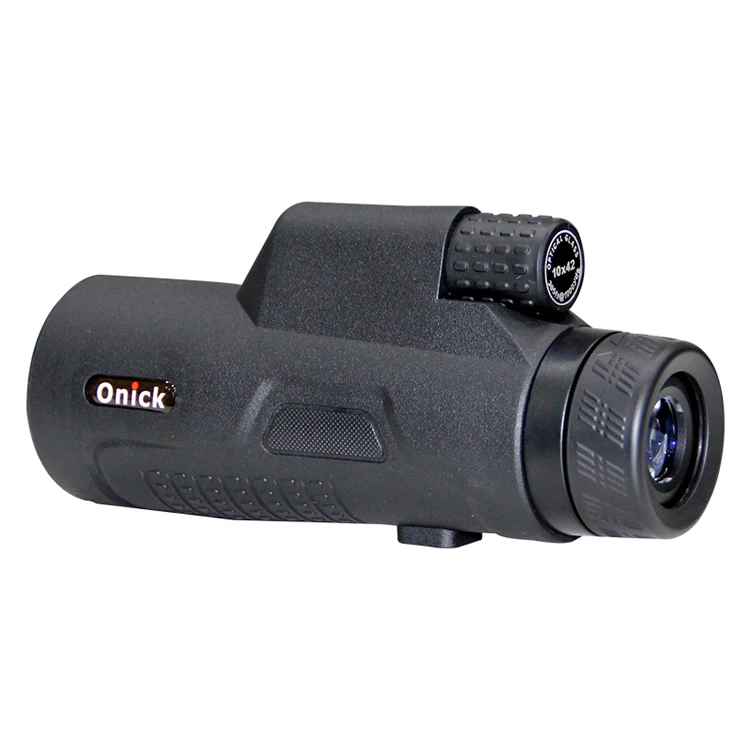 Onick Pocket10x42 High Definition Black Monocular 10x42 Telescope and Quick Smartphone Holder