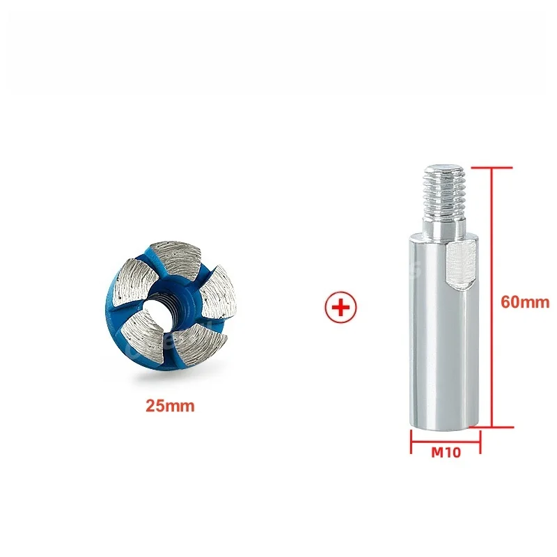 1 Zoll 25MM Kleine Diamant-Schleifscheibe in Schalenform für Beton, Mauerwerk, Granit, Marmor, Stein, Winkelschleifer-Spezialwerkzeug – Detail 4