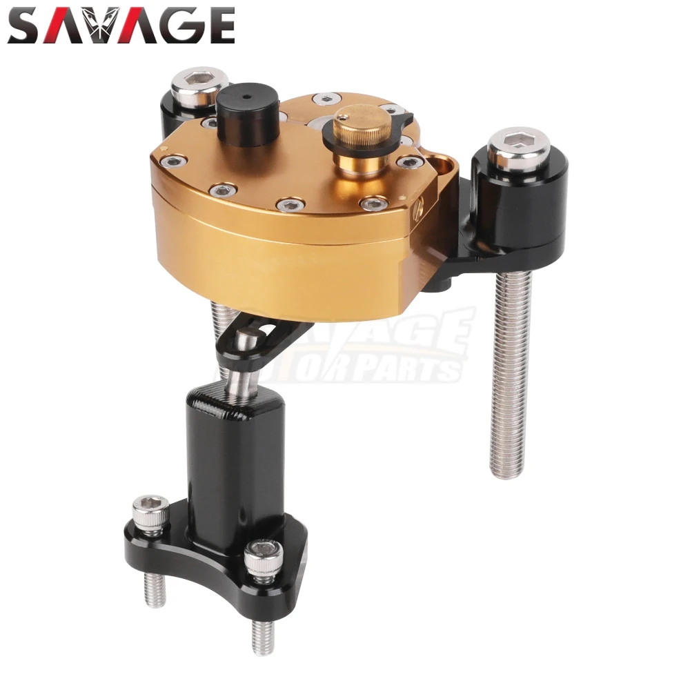 990 ADV التوجيه المثبط استقرار قوس عدة ل 990 مغامرة S دراجة نارية الملحقات الخطي عكس السلامة امتصاص عدة #4