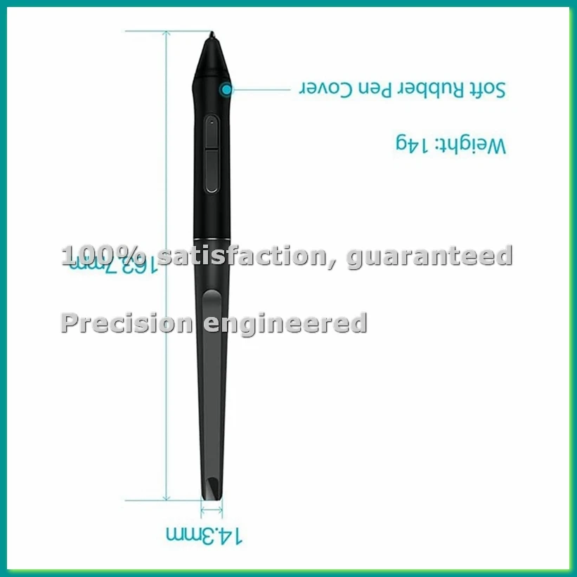 PW500 Stylus Pen for KAMVAS Pro 22 for Inspiroy Q11K V2 Q620M GT-221 GT2201 Graphic Tablet Drawing Digital Pen-PZZW