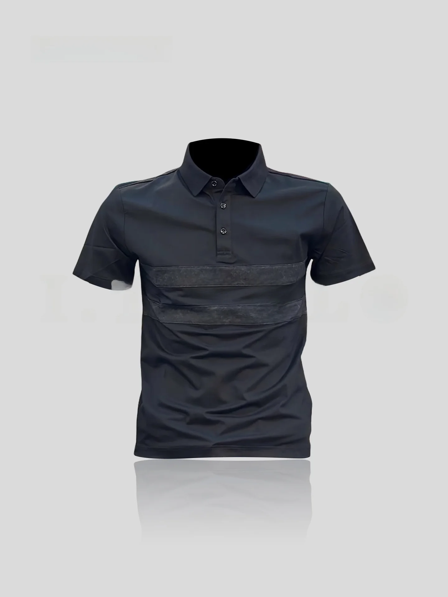 

IT Slim Fit Youth Short Sleeve Printed T-Shirt Men's Horizontal Stripes Shirt Fashionable Sun Protection Clothing