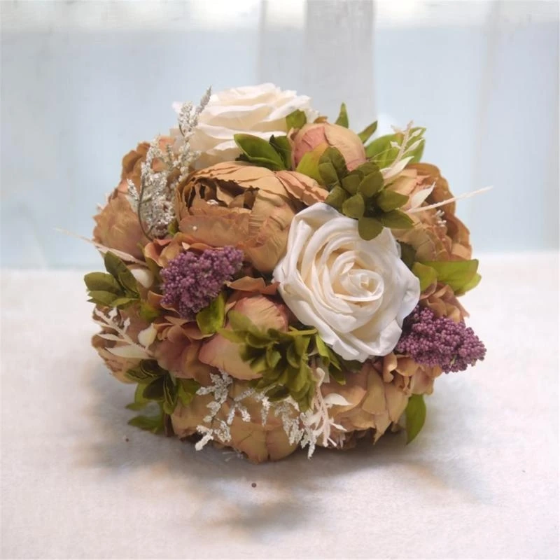 Wedding Bouquets Photography Props for Ceremony, Valentines Day 15UB