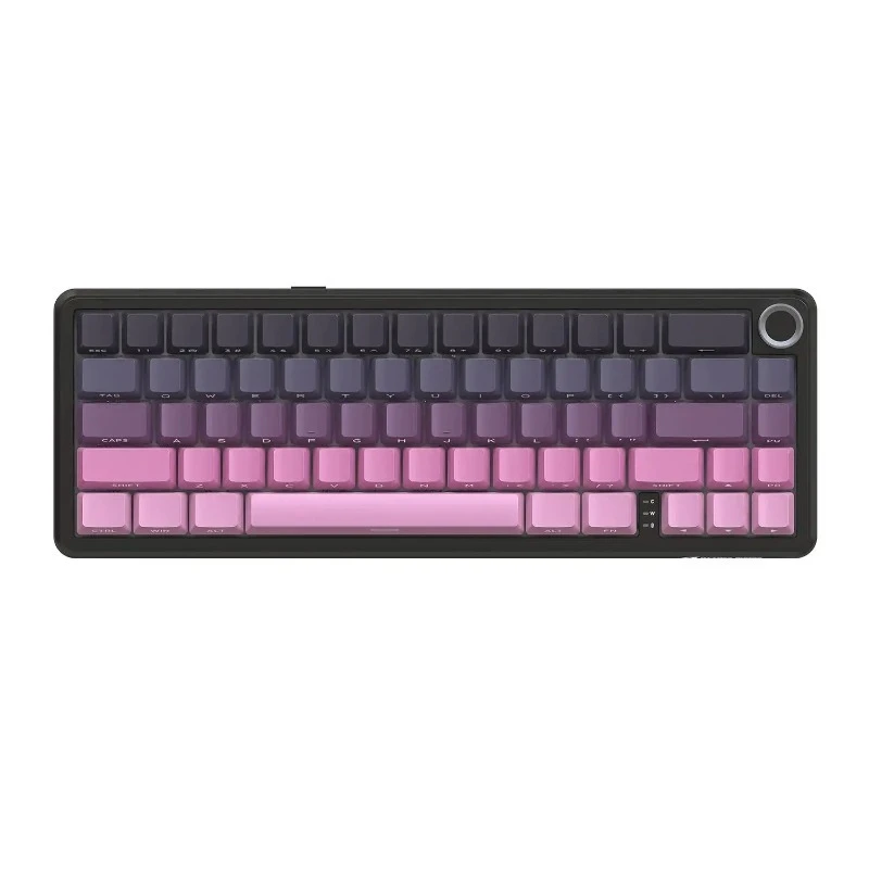 

Wireless keyboard 60% layout full key hot swap conflict free macro definition three mode mechanical keyboard