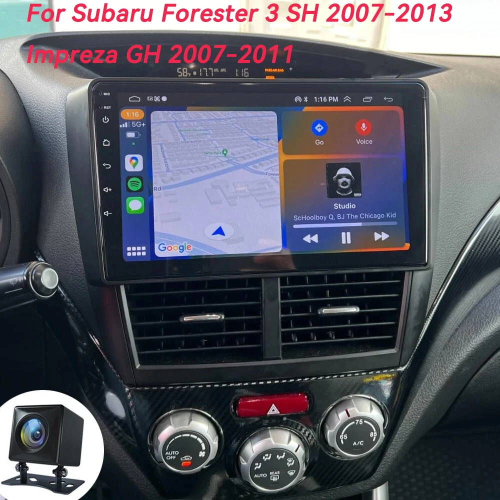

Автомагнитола Android 16 для Subaru Forester 3 SH 2007-2013, Impreza GH 2007-2011, мультимедийный проигрыватель с GPS и CarPlay