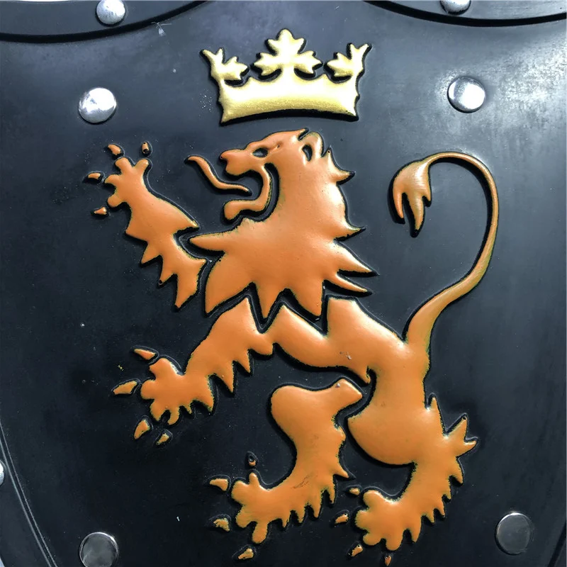 2 Stks/set Halloween Cosplay Prop Leeuw Shield Gouden Zwaard Pu Wapen Movie Game Anime Cos Kinderen Rollenspel Gift