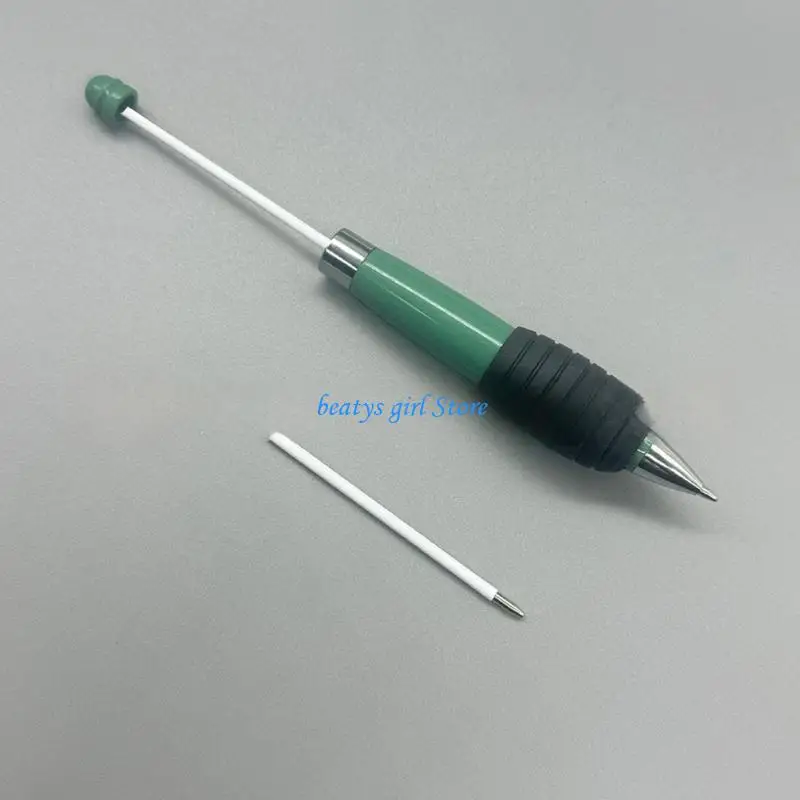 C7AB 60 Pcs 1.0mm Black/Blue Replaceable Pen Refills Beadable Pen Refills