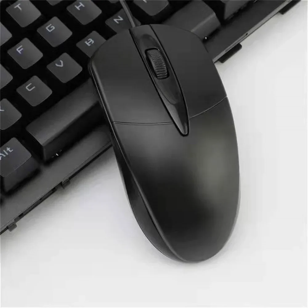 

USB Optical Wired Mouse Laptop Home Office Mouse Anti Slip Roller Portable PC Desktop Mause For Gaming Computer Accessories