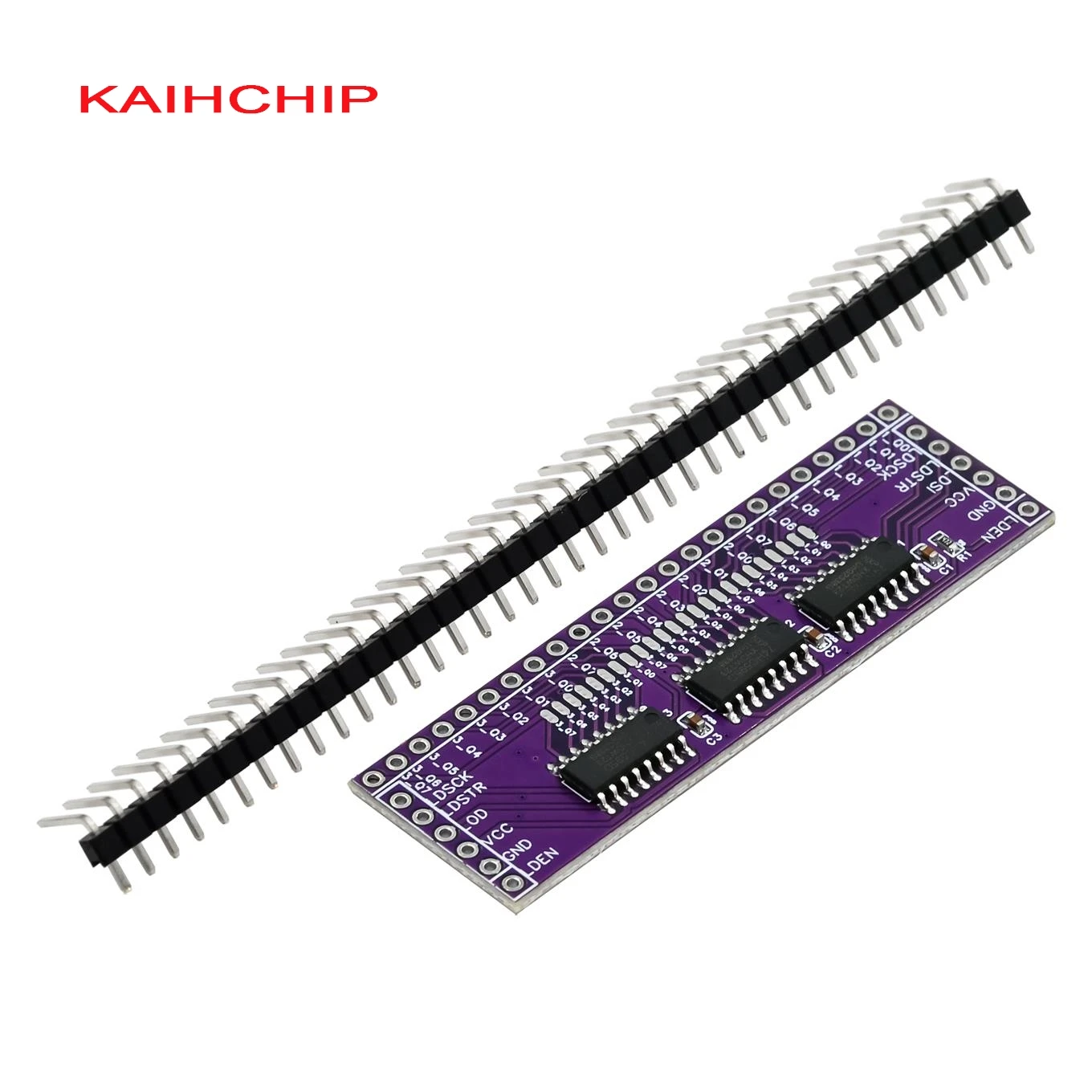 Microcontroller Serial to Parallel Pin IO Expansion Module 74HC595 Output Port Expansion 3 to 24pin LED Control