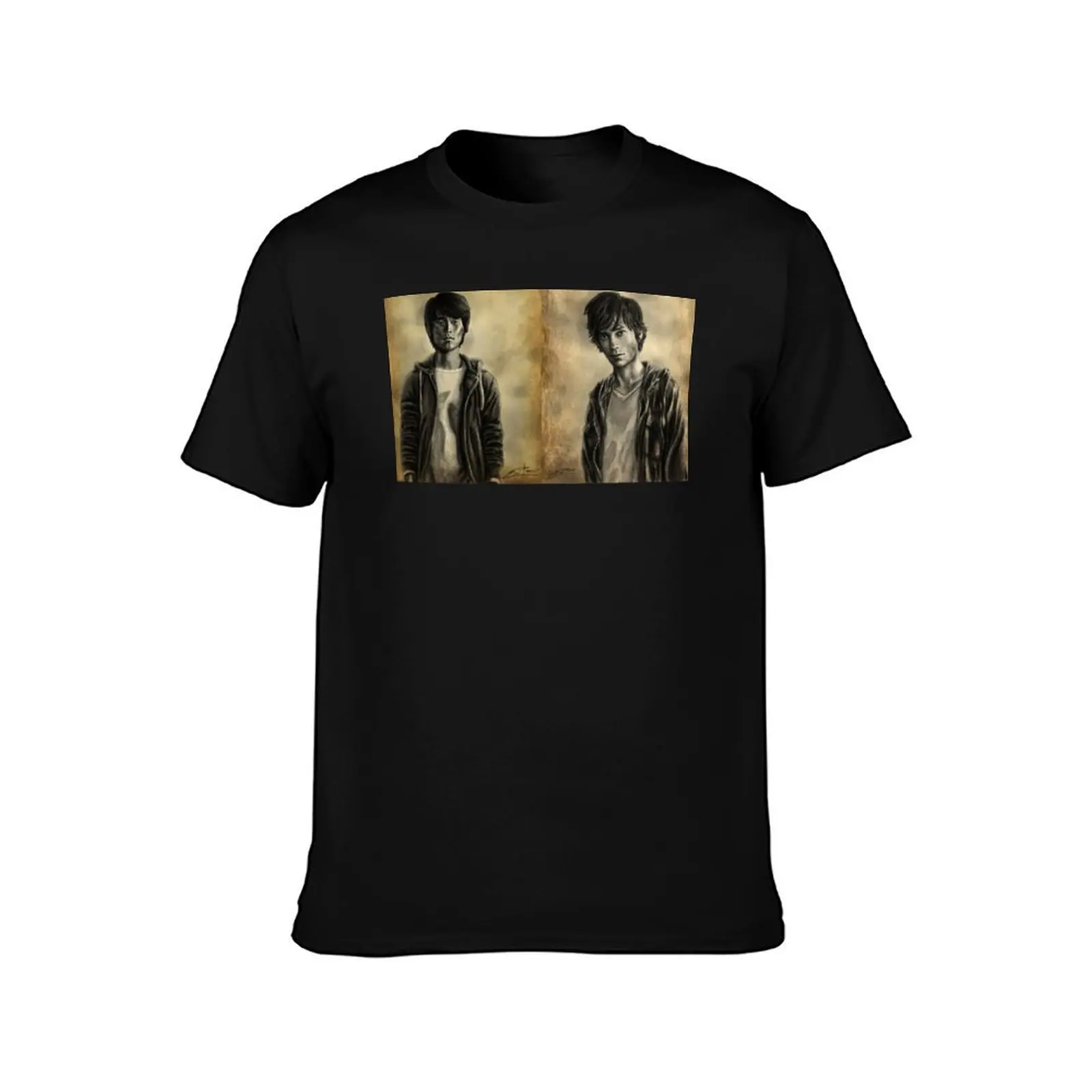 Monty and Jasper T-Shirt Summer Casual Cotton Tee Oversized Streetwear Tops Vintage Graphic Print Loose Fit Short Sleeve