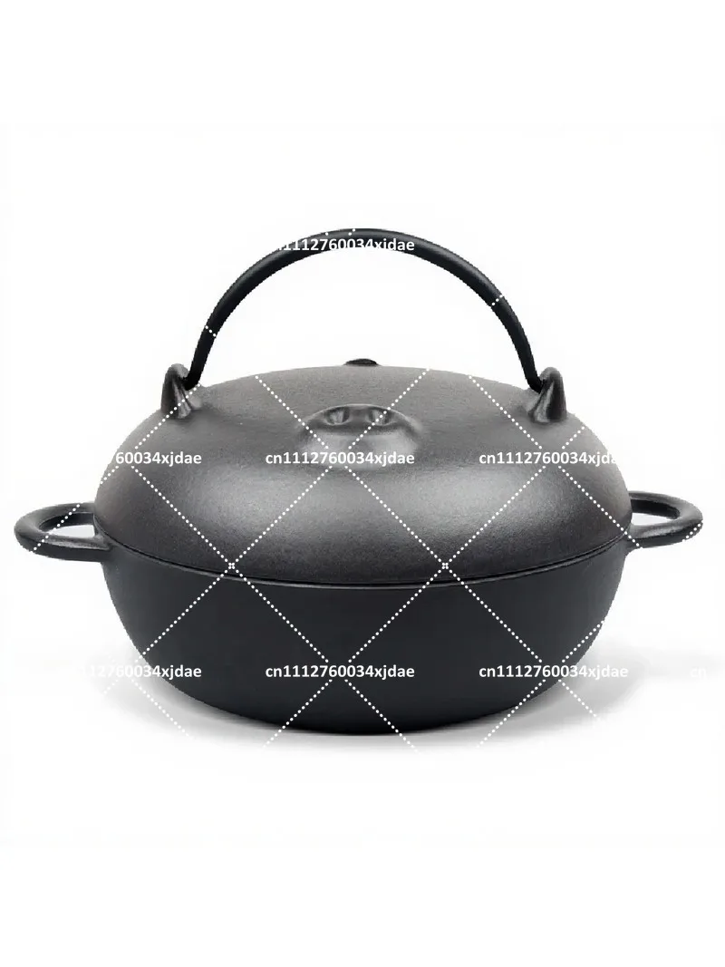 Cast Iron Sweet Potato Roaster Pan for Gas Stove Kitchen Home Use