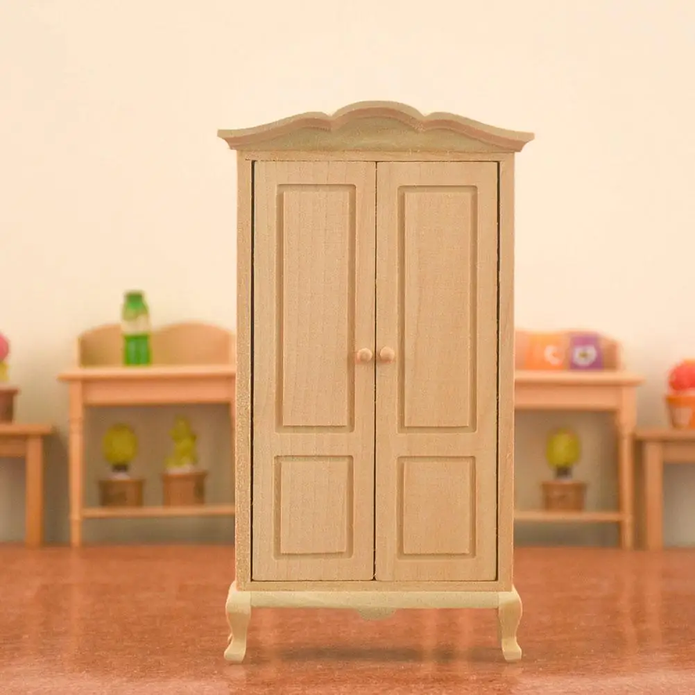 

1PC Mini House Adornment Furniture Wardrobe Plaything Mini House Decoration