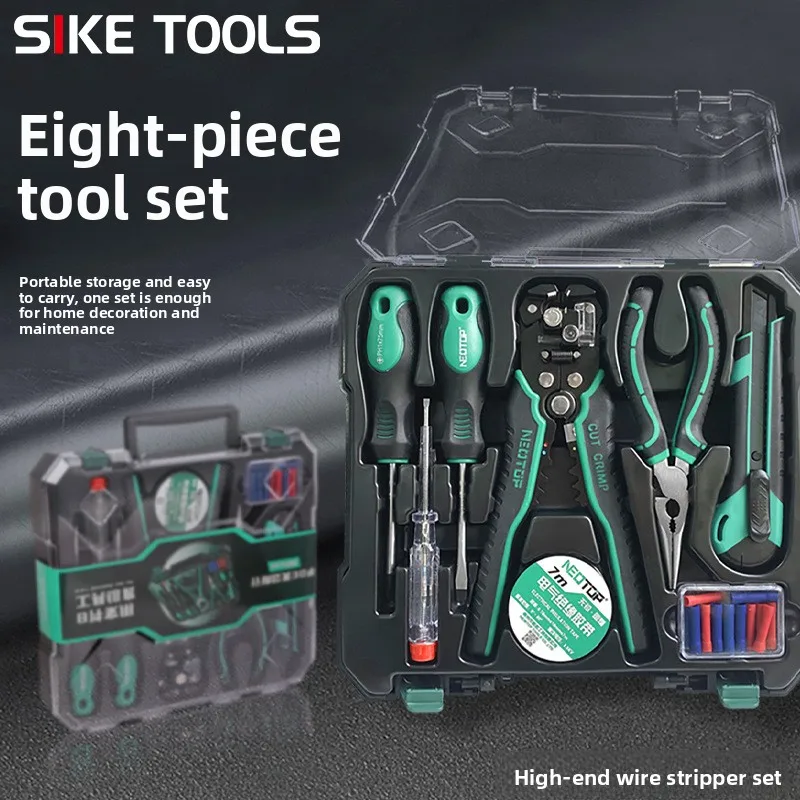 kit-de-herramientas-de-reparacion-para-el-hogar-compuesto-por-8-piezas-con-destornillador-y-pelacables-automatico-herramientas-manuales-de-acero-al-carbono-todo-ello-en-un-estuche-de-almacenamiento-portatil