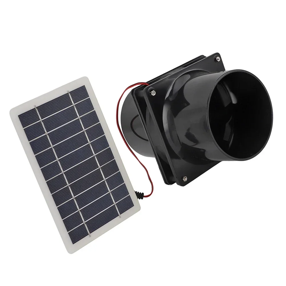 

10W 12V Solar Panel Exhaust Fan Air Extractor Mini Ventilator Solar Panel Powered Fan For Dog Chicken House Greenhouse