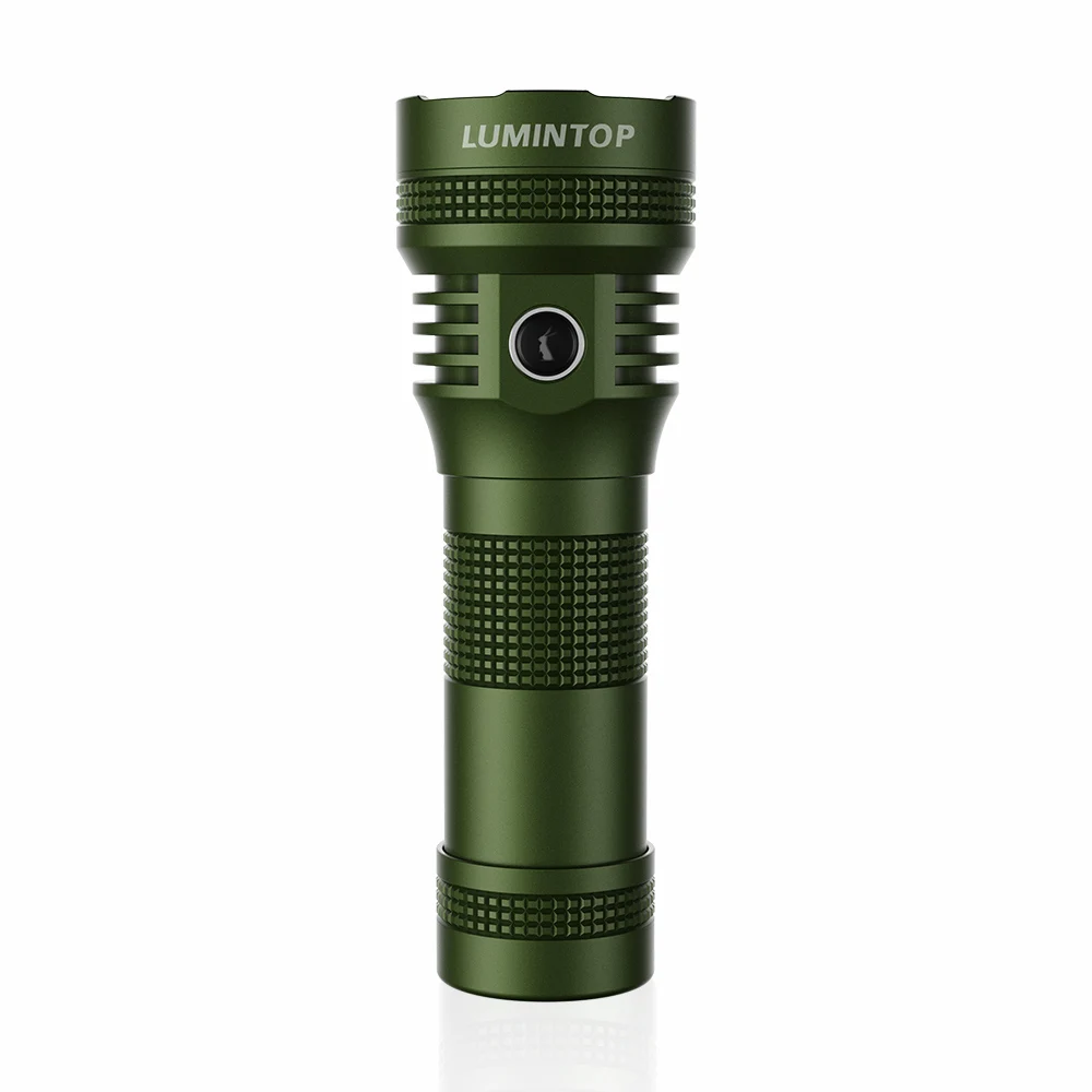 EDC Outdoor LED Flashlight USB-C Rechargeable Lamp High Power Lights 26800 Battery Magnetic Tail Camping Lantern Torch Green D3
