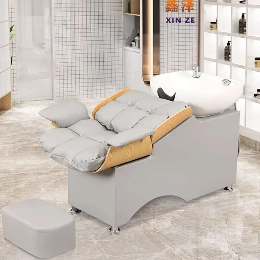 Head Spa-cama de champú, silla de belleza profesional, lavadora de peluquería, silla de salón para lavar cosméticos, muebles de salón