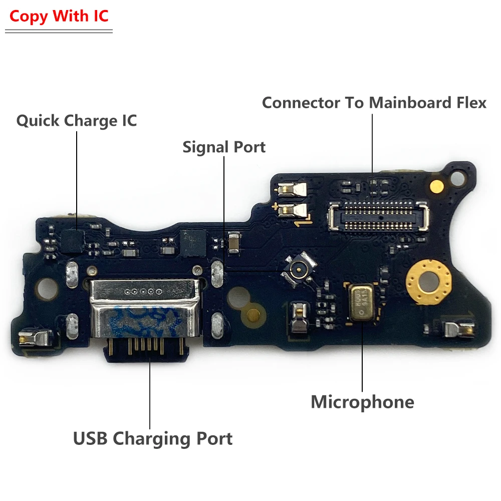 10 Pcs For Redmi 10 Prime USB Charging Charger Dock Port Connector Flex Cable For Xiaomi Poco M4 Pro 5G Replacement Parts