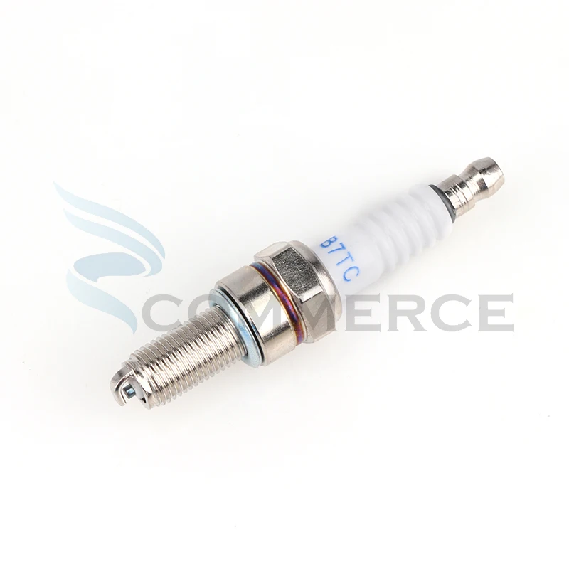 2 Pcs Motorcycle spark plug B7TC for CR7E CR7EIX CPR7EA-9 CPR8EA-9 CPR8EAIX-9 96067 CR8E CR8EIX IU24 IU22 UR4DC UR6DE PRG6HCC