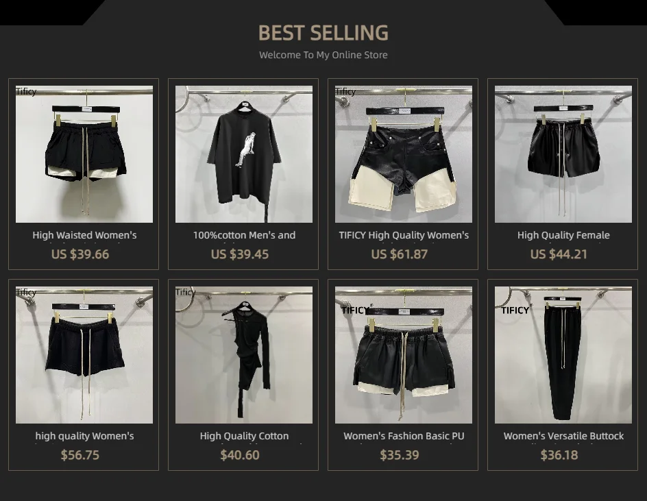 Women's Fashion Basic PU Leather Four Corner Pockets Comfortable Shorts New Versatile Black Short Pants