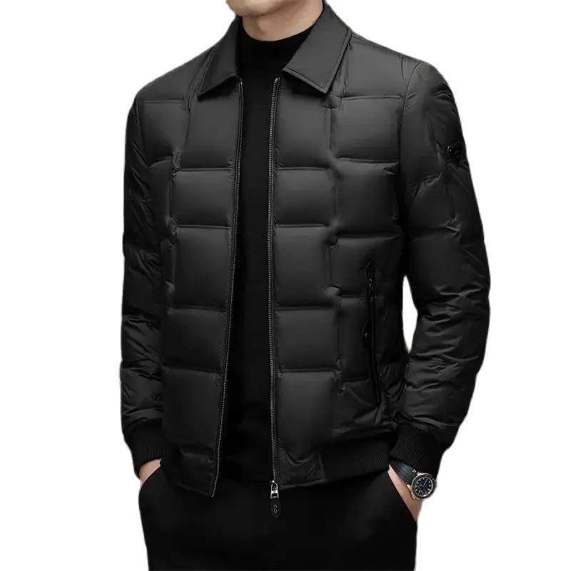 2025 New Arrival Winter 85% White Duck Down Jackets Men,Mens Warm Thick Coat, M3768