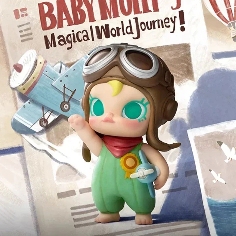 Pop mart bebê molly minha descoberta enorme série na moda cego caixa aleatória brinquedos caixa misteriosa acho saco figura de ação presente surpresa