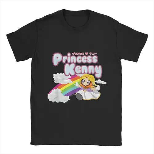 Camiseta Souths Parks, camisetas de moda de princesa Kenny de verano para hombre, camisetas de algodón con cuello redondo 4XL 5XL 6XL, camisetas estéticas de manga corta