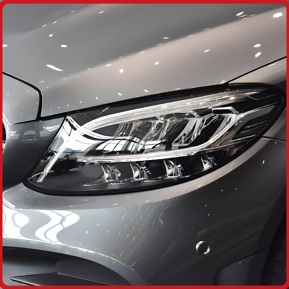 For Benz C-Class W205 2015-2018 Headlights Assembly Upgrade LED Accessories,Blink Signal Light,Startup Effect,Plug and Play