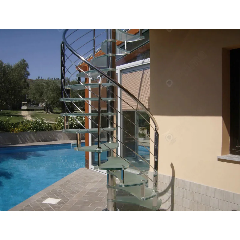 custom.Prima Compact Staircase Indoor Solid Oak Treads Curved Glass Railing Loft Modern Space Saving Luxury