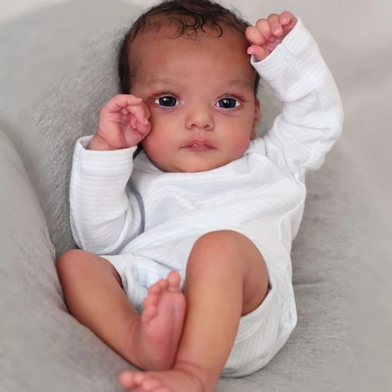 19Inch Unpainted Kit Ana Reborn Doll Kit Fresh Color Newborn Baby Kit Unfinished Doll Blank Parts with COA