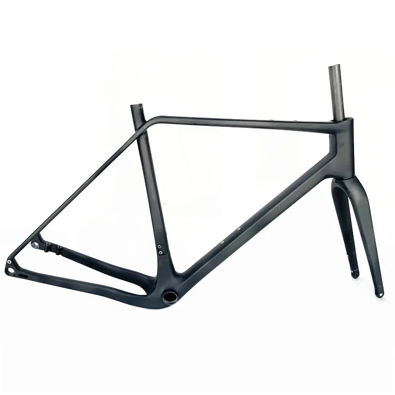 

Carbon Gravel Bike Frame Full Hidden Cable Carbon Frame Fork Thru Axle Gravel Disc Brake Carbon Mtb Road Bicycle UDH Rear Hanger