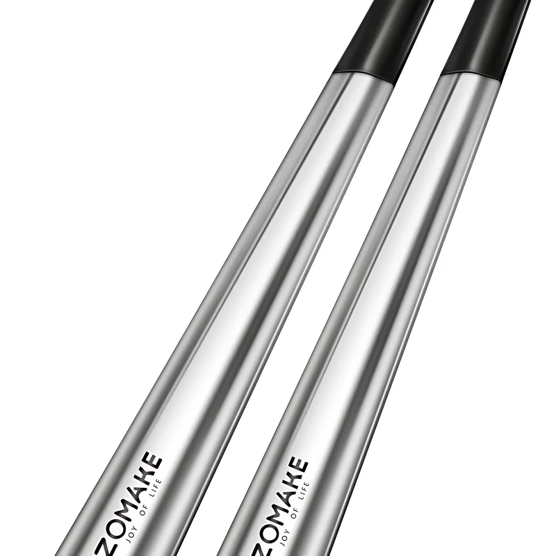 Long-Handle Shoe Horn  - Stainless Steel with Soft Grip, No-Bend Shoe Helper for Seniors, Pregnant Women, Easy Slip-On (Si