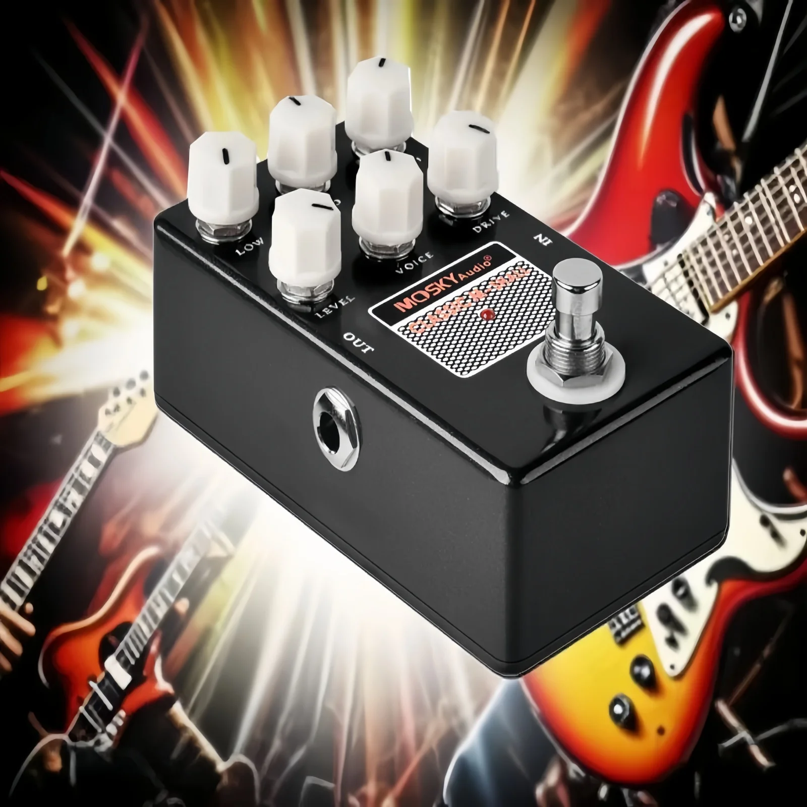 MOSKYaudio Classic M-Shall Guitar Effect Pedal Speaker Simulation Cabinet Simulator Drive Voice Level Processor Guitar Part