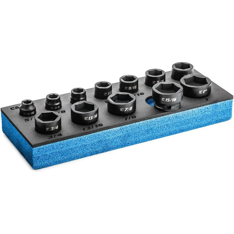 Stubby Impact Socket Set (3/8