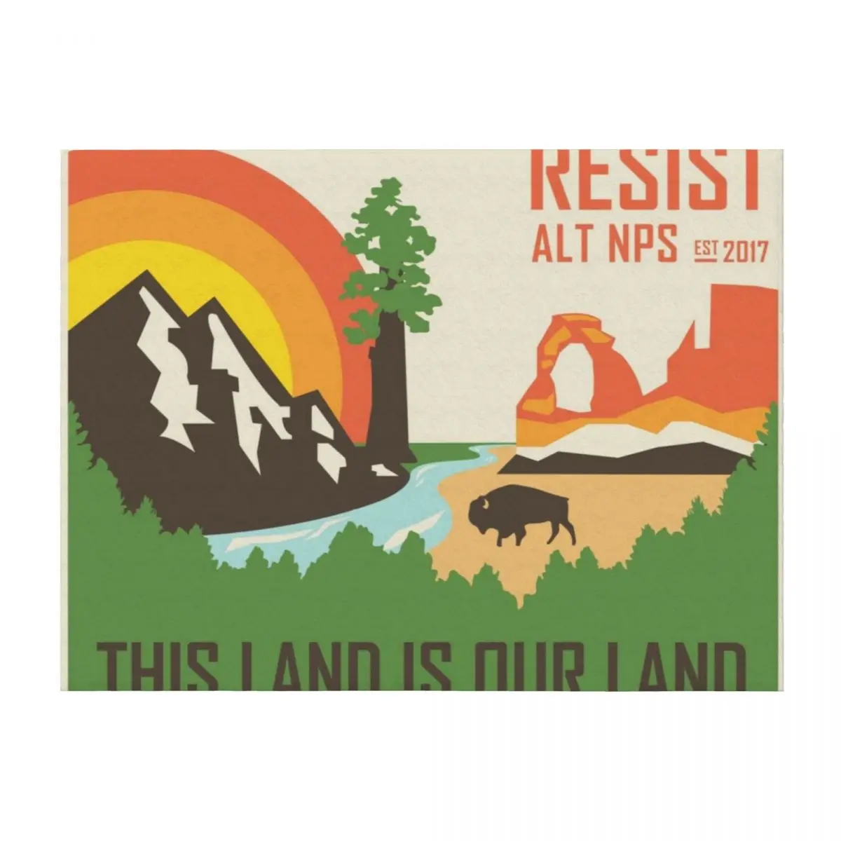 

Support ALT NPS Throw Blanket funny gift Sofas Custom warm winter Blankets