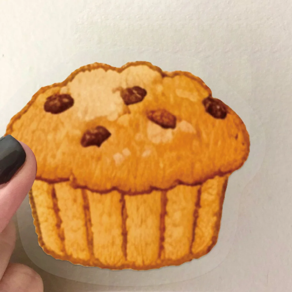 

50PCS Transparent Warm Small Things Cartoon Stickers Embroidery Style Transparent Notebook Decals Waterproof PET Sticker Packs