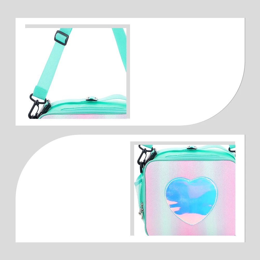 

Insulated Lunch Bag Portable Bento ' Tote Bags Reusable for Laser Leakproof
