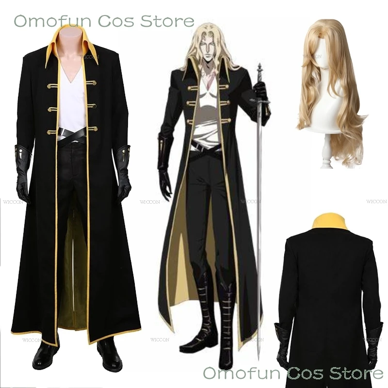 Belmont Halloween Costume Castlevania Adrian Țepes Arukado Alucard Cosplay