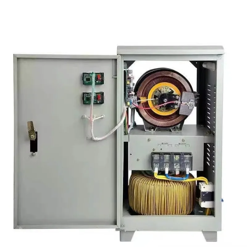 TND Series 15 Kva Factory Price Automatic Ac Servo Voltage Stabilizer / Regulator for 220/230 Volts 50hz 60hz Hybrid Power SVC view 2