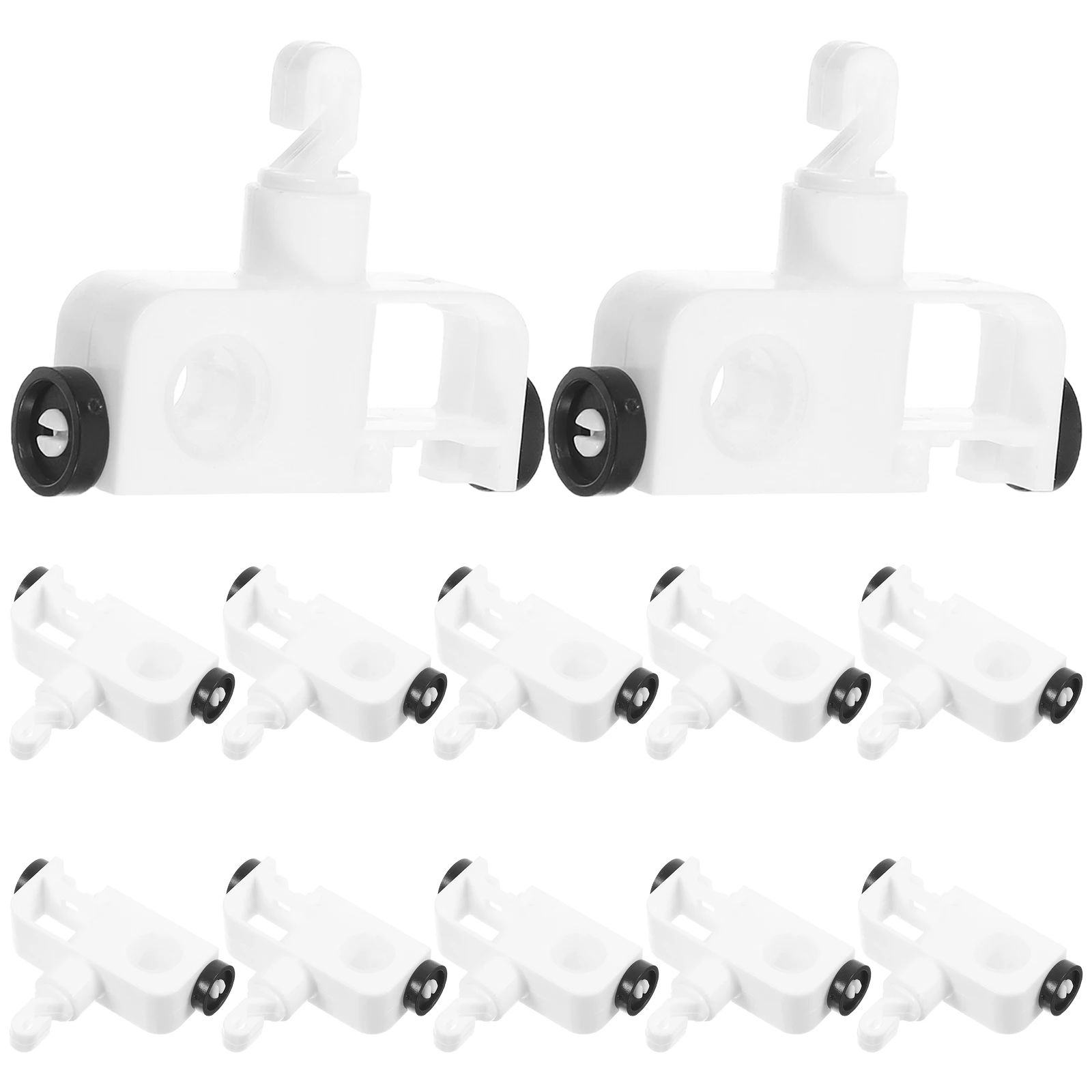 

12pcs Vertical Blind Accessories Smooth Operation Repair Parts Replacement Carrier Pulley Window Blinds Hardware Blind Repair